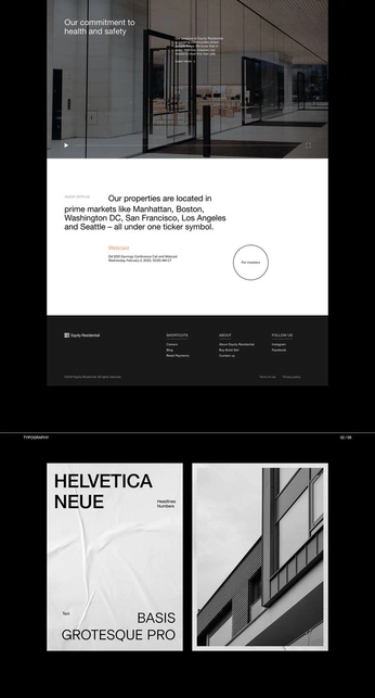 A cover of "Editorial Swiss UI style" cluster. The owner is studioraneu. The cluster consists of 7 elements.