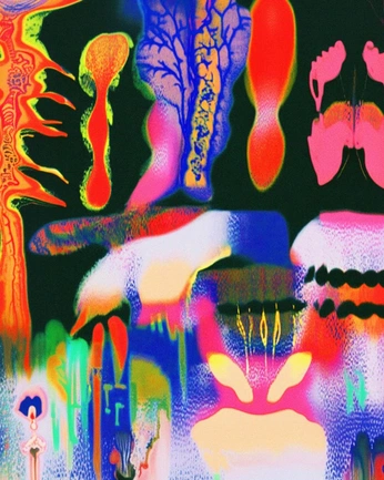 A cover of "hallucination" cluster. The owner is lilidtl. The cluster consists of 74 elements.