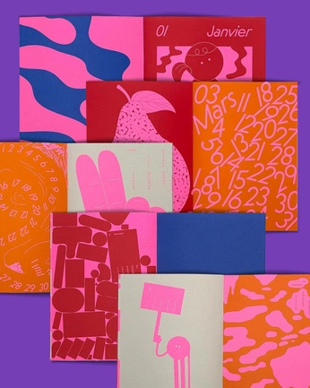 A cover of "CALENDAR INSPOS" cluster. The owner is hyperreal. The cluster consists of 24 elements.