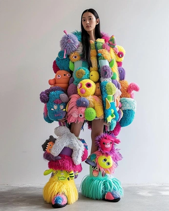 A cover of "👗" cluster. The owner is bleachguzzler666. The cluster consists of 23 elements.