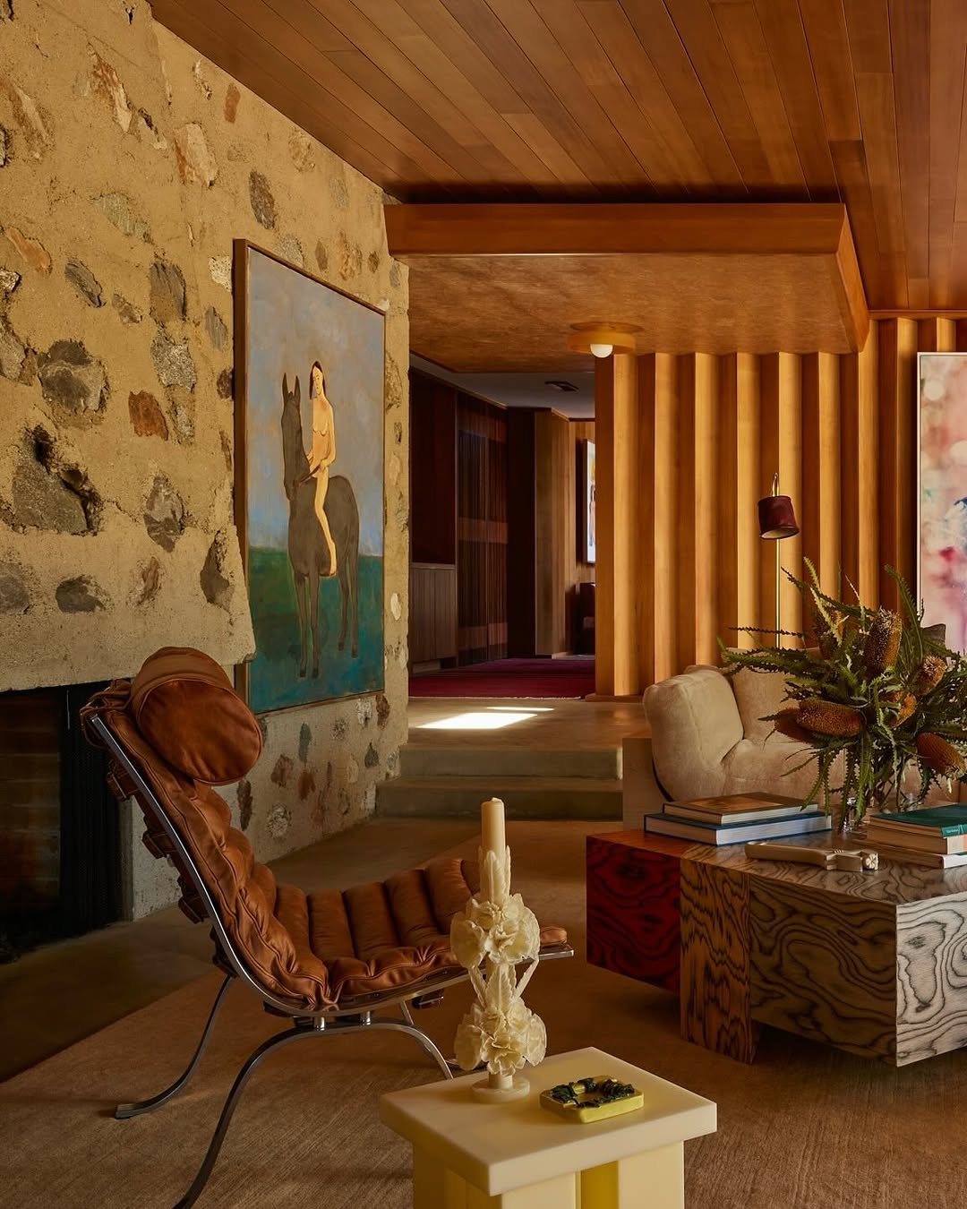 Photo by Yoshihiro Makino of a Foster Rhodes Jackson house restored by Barbara Bestor for Architectural Digest.