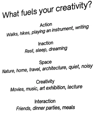 A cover of "Creativity" cluster. The owner is chiaraelle. The cluster consists of 37 elements.