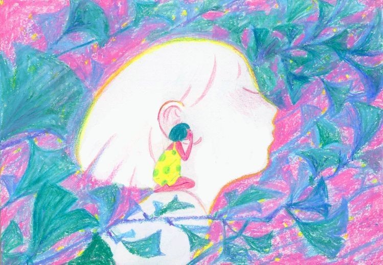 A Pinterest pin added by moonhelia on Dec 16, 2024. The author is junia. May present: painting, art, portrait, illustration, drawing.