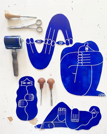 A cover of "Print making" cluster. The owner is detterdesign. The cluster consists of 4 elements.