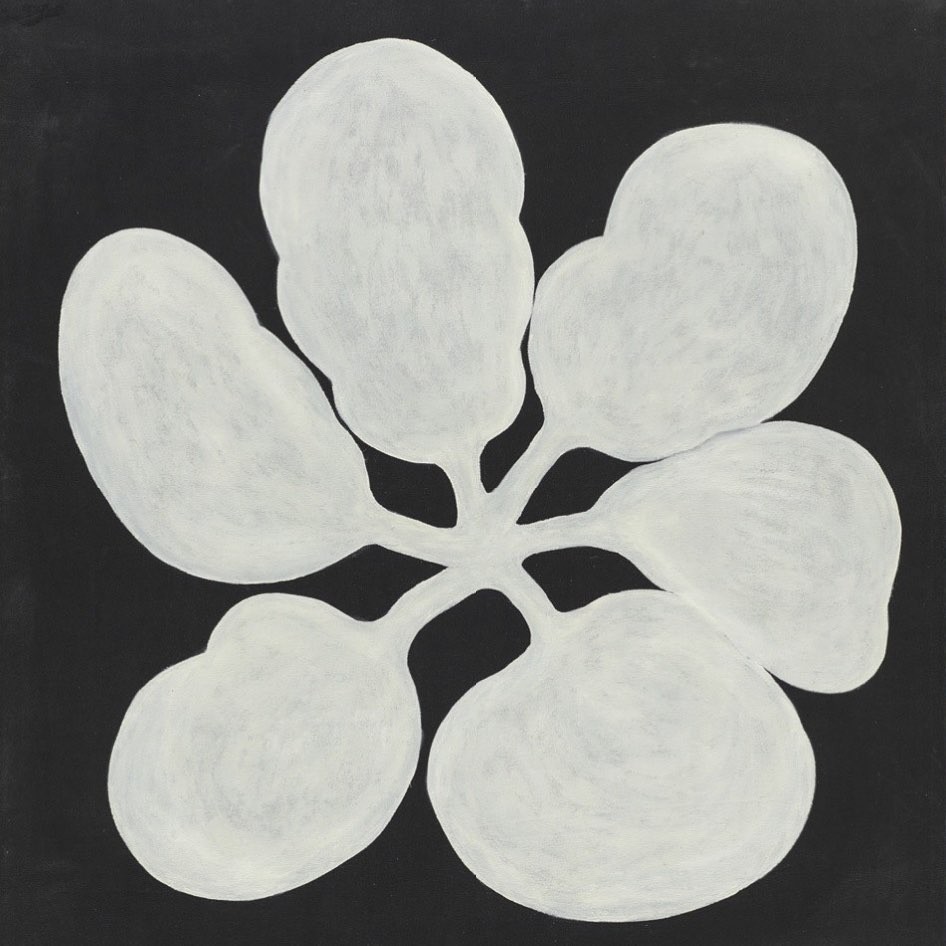 An Instagram  post added by isaacfh on Jul 12, 2023. The author is @resetnyc. May present: monochrome photography, the karma of success: spiritual strategies to free your inner genius, plant, petal, gesture.