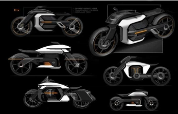 A cover of "18-Motorbike Render" cluster. The owner is mark.base. The cluster consists of 82 elements.