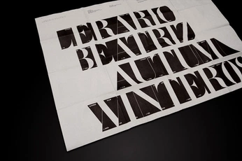 A cover of "typography" cluster. The owner is alexa100. The cluster consists of 6 elements.