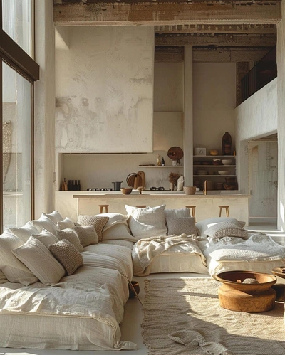 Japandi style interior by Jean Jacques Colangelo. / Cosmos