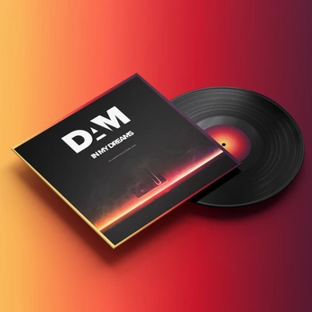 A cover of "In My Dreams" cluster. The owner is mazone. The cluster description is "Cover design for Toronto-based producer, writer and performer, "DAM".". The cluster consists of 4 elements.