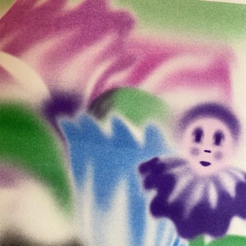 A cover of "Blurry Floral" cluster. The owner is haolewood. The cluster consists of 16 elements.