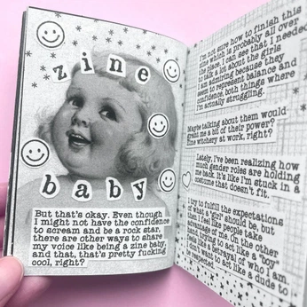 A cover of "Zines" cluster. The owner is ajz1237. The cluster consists of 8 elements.