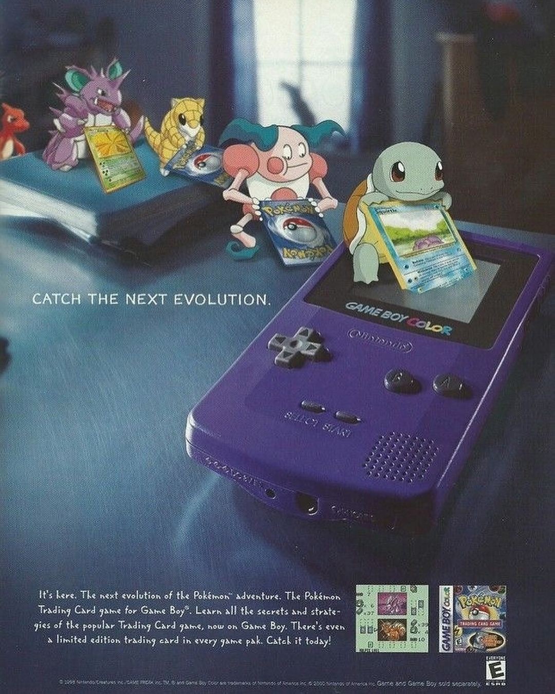 An Instagram  post added on Jun 17, 2024. The author is @craftybjoern. May present: pokemon gameboy color poster, pokémon trading card game, game boy, trading card, game boy color.