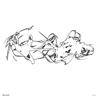 A cover of "Dibujo (绘画)" cluster. The owner is fffffrchoo. The cluster consists of 57 elements.