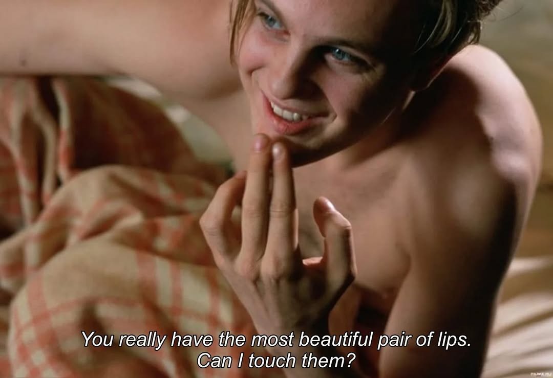 Actor Michael Pitt in a still from The Dreamers (2003), directed by Bernardo Bertolucci.