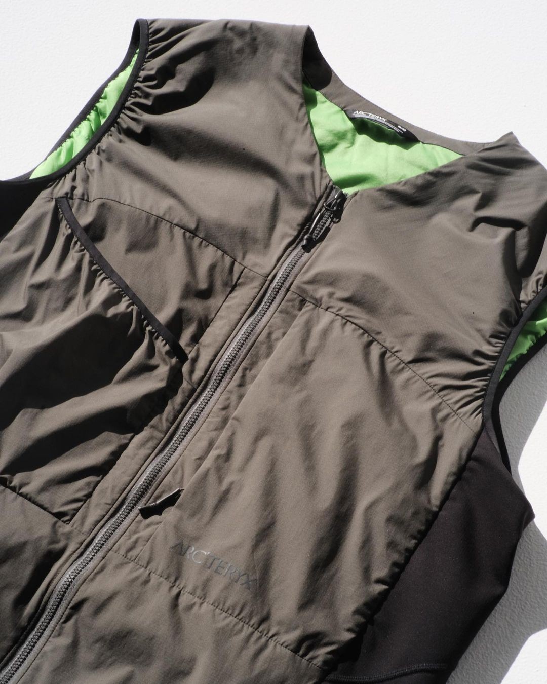 A vest from the Arc'teryx SYSTEM_A Drop 5 collection for Spring/Summer 2023.