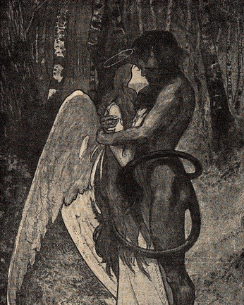 A cover of "Angel vs Demon" cluster. The owner is datbeuuu. The cluster consists of 10 elements.