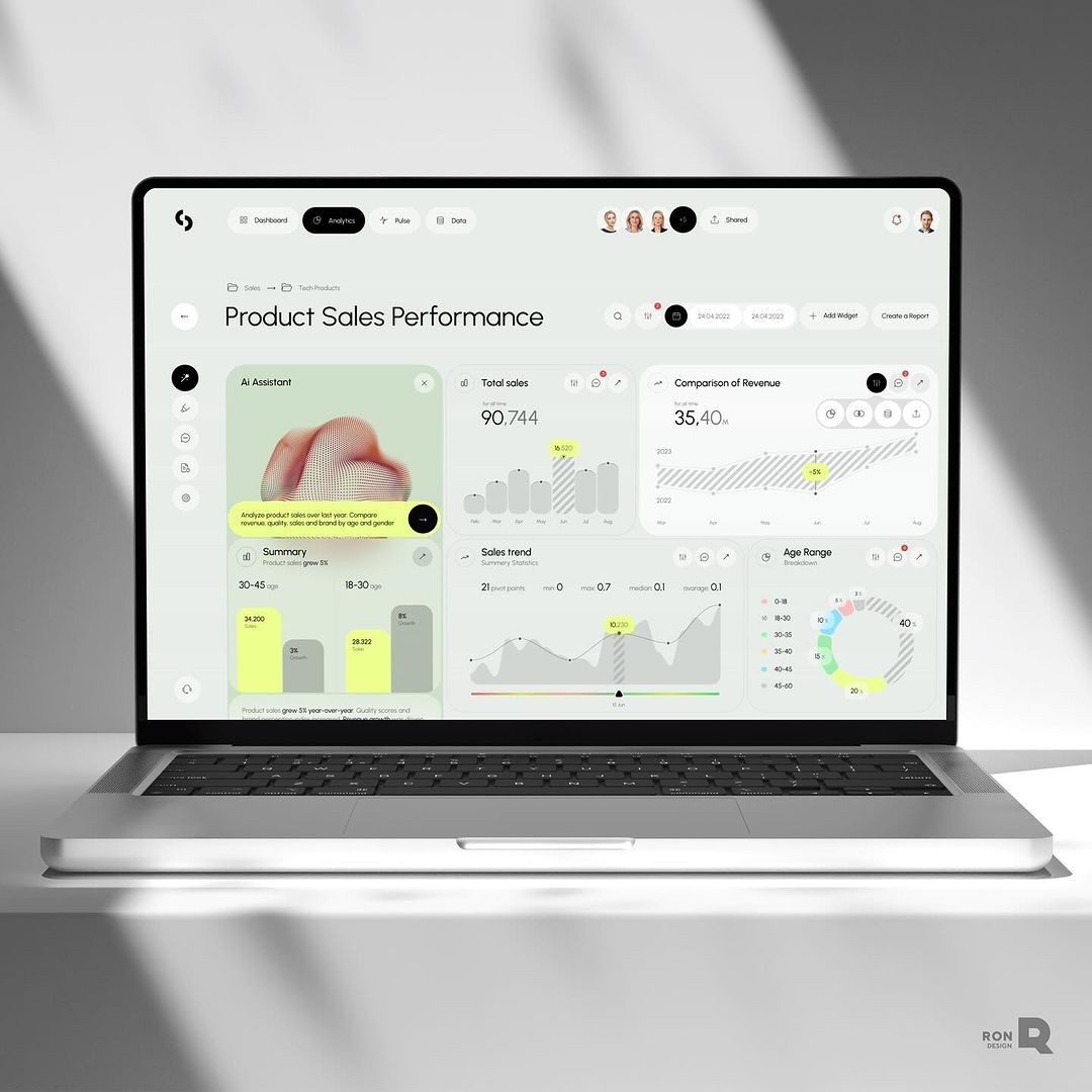 An Instagram carousel post added by duusamm on Jun 13, 2024. The author is @rondesignlab.