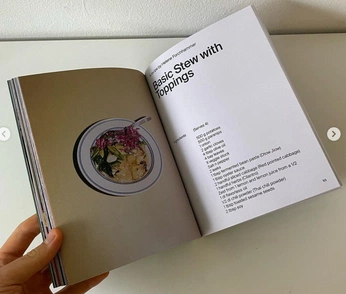 A cover of "COOKBOOK" cluster. The owner is camdy. The cluster consists of 4 elements.