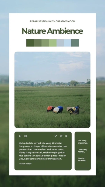 A cover of "Color Palettes" cluster. The owner is uselesshuman. The cluster consists of 6 elements.