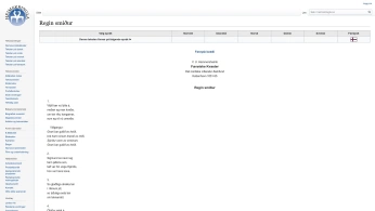A cover of "ljóð og textar" cluster. The owner is hafmus. The cluster consists of 1 element.