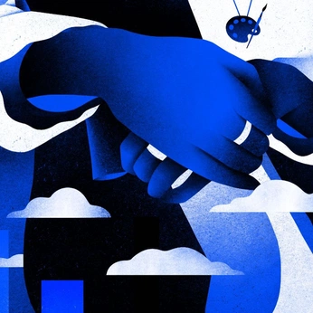 A cover of "illustration" cluster. The owner is vdmkr. The cluster consists of 48 elements.