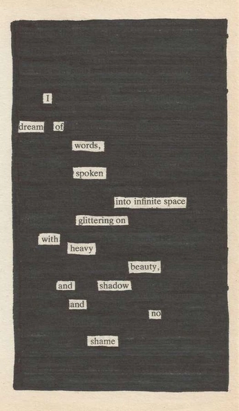 A cover of "Erasure poetry" cluster. The owner is breenalouise. The cluster consists of 10 elements.