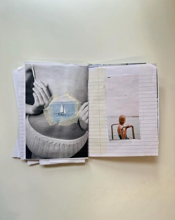 A cover of "peaceful journal" cluster. The owner is stephiejournal. The cluster consists of 8 elements.