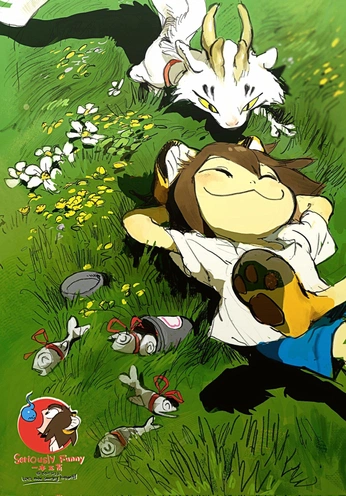 A cover of "The sillies🦊🦈🐱" cluster. The owner is evilgrape. The cluster consists of 65 elements.