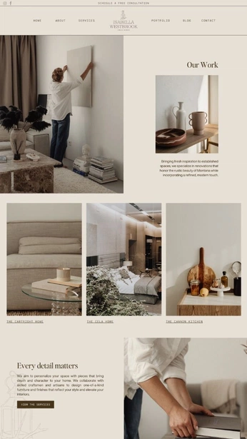 A cover of "Website" cluster. The owner is marietheresp. The cluster consists of 1 element.