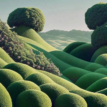 A cover of "🪀" cluster. The owner is 6161251. The cluster description is "all things green and beautiful". The cluster consists of 9 elements.