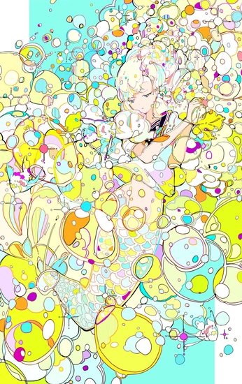 A cover of "繪畫" cluster. The owner is neverknowsbest. The cluster description is "網絡繪畫美學最常見的往往是可愛的畫作和復古日漫，因為他比較好結合商業或販賣周邊。". The cluster consists of 34 elements.