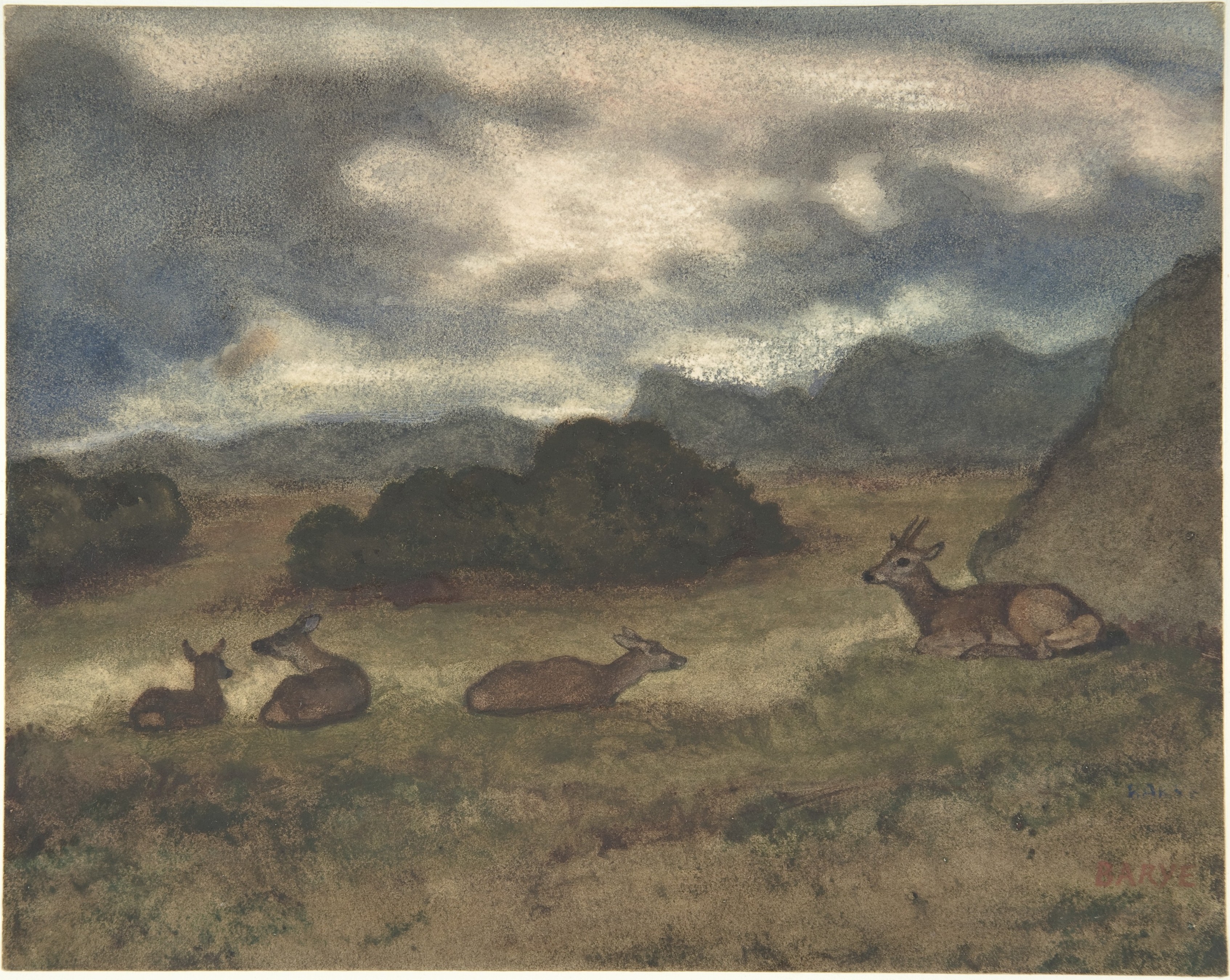 Deer in Landscape