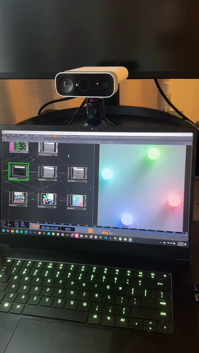 An interactive real-time 2D global illumination demonstration using ...
