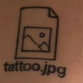 A cover of "pov me when tattoos" cluster. The owner is nekomancernat. The cluster consists of 27 elements.