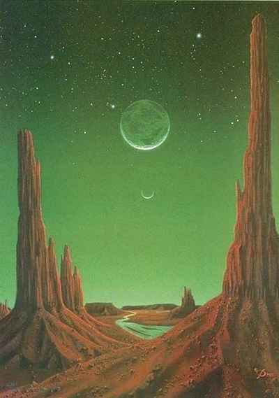 Space art print by artist Kim Poor. / Cosmos