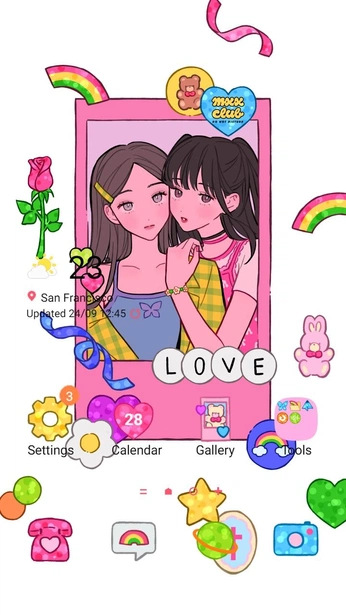 A cover of "happy know sappy" cluster. The owner is chamabanana. The cluster consists of 135 elements.