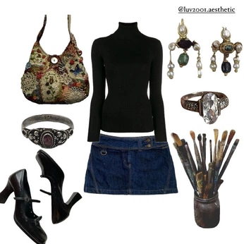 A cover of "outfit" cluster. The owner is jeollinnie. The cluster consists of 6 elements.