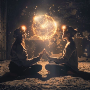 A cover of "NousoNET: Dark" cluster. The owner is cosimosportinari. The cluster description is "Physical world AR data overlay & digital sandbox. Have fun.". The cluster consists of 309 elements.