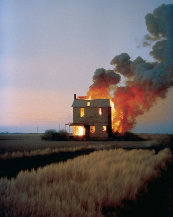 A cover of "༄✦ houses on fire ༄" cluster. The owner is ragana. The cluster consists of 39 elements.