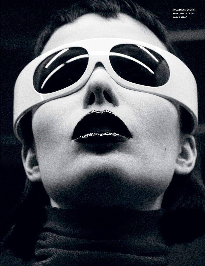 Alice Glass photographed by Daniel Jackson for i-D Magazine's Pre-Spring 2015 issue.