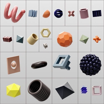 A cover of "3D Modeling" cluster. The owner is soul1510. The cluster consists of 6 elements.