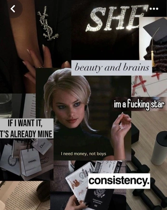 A cover of "Mood Board" cluster. The owner is gremilyn. The cluster consists of 74 elements.