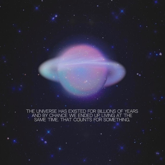 A Drop in the Universe