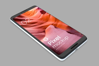 A cover of "google pixel 3 mockup" cluster. The owner is aimockuptools. The cluster consists of 2 elements.