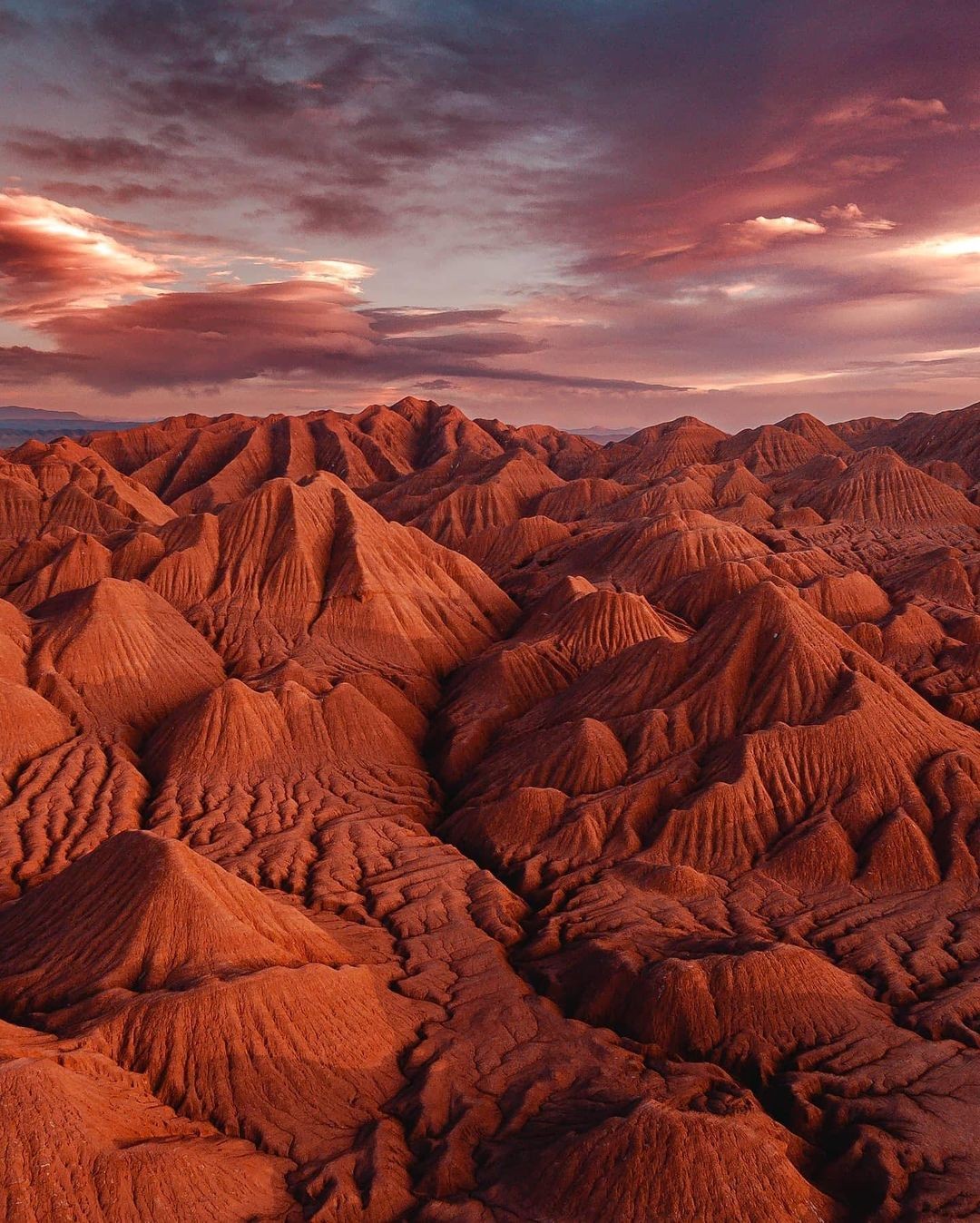 An Instagram  post added by malhar on Dec 18, 2022. The author is @earth. May present: desierto del diablo salta, salta, tolar grande, desert, sky.