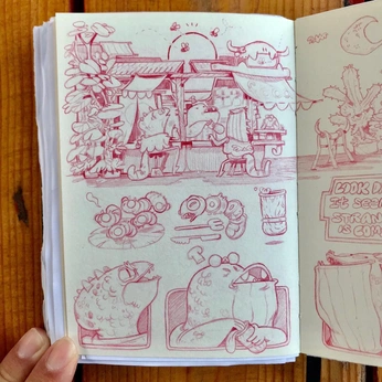 A cover of "comic stuff" cluster. The owner is loueee. The cluster consists of 10 elements.