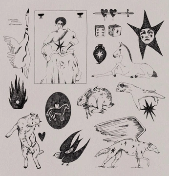 A cover of "Tattoo" cluster. The owner is ryanbelk. The cluster consists of 1 element.