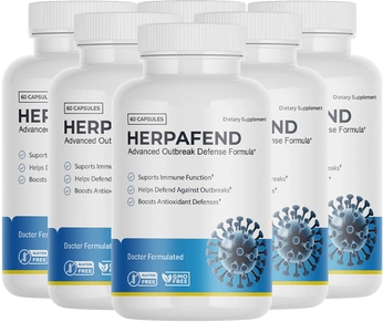 A cover of "Where to Buy Herpafend" cluster. The owner is naturalsuplement. The cluster description is "Find where to buy Herpafend: a natural herpes treatment for women 40+". The cluster consists of 2 elements.