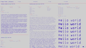 A cover of "Free Fonts" cluster. The owner is intersteph. The cluster consists of 10 elements.