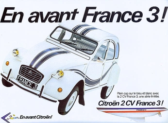 A cover of "Citroen 2cv france 3" cluster. The owner is simca1000. The cluster consists of 1 element.